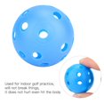 thumbnail image 2 of Dosaele 50 Pack Solid Color Hollow Air Flow Golf Practice Balls  Blue - Perfect for Indoor Use and Kids, 2 of 8