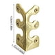 thumbnail image 3 of Protectores de esquinas de latón vintage | Protectores de bordes metálicos decorativos para muebles y paredes | Juego de 4 | Zócalo y protector de esquinas, 3 of 7
