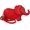 Red, variant on Elephant Shape Crossbody Bag - Women's Faux Leather Chic Clutch, Polyester Interior, Lightweight