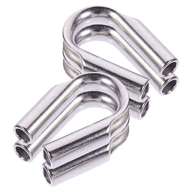 Homoyoyo 4Ud De Cable De Acero Inoxidable Para Trabajo Pesado Con Acabado Suave Plata