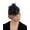 F09085 Black, variant on Women's Elegant Cocktail Fashion Mesh Sinamay Fascinator Headband, F09085 Red