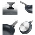 thumbnail image 3 of Poly Oil Pan Maiyanite Color Household with Lid Non-stick Steak Deep Frying Pan Induction Cooker Gas Stove Can Be Used, 3 of 8
