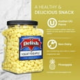 thumbnail image 4 of Yogurt Covered Pineapple Dices by It's Delish, 3 LBS Jumbo Container  Kosher Dairy-Free Jumbo Yogurt Covered Fruit for Vegan Snacking  Dried Diced Pineapple Coated in Yogurt-Flavored Shell Snack..., 4 of 7
