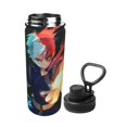 thumbnail image 2 of Todoroki Shoto My Hero Academia Sports Insulated Water Bottles Kettle Stainless Steel Portable Cup18OZ For Travel Gym School, 2 of 8