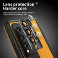 thumbnail image 3 of K-Lion for Samsung Galaxy Z Fold 3 5G Full Dual Protection Case, Built-in Screen Protector Hidden Magnetic Kickstand Camera Lens Protection Shockproof Case for ZFold 3 7.6 inch, Yellow, 3 of 8