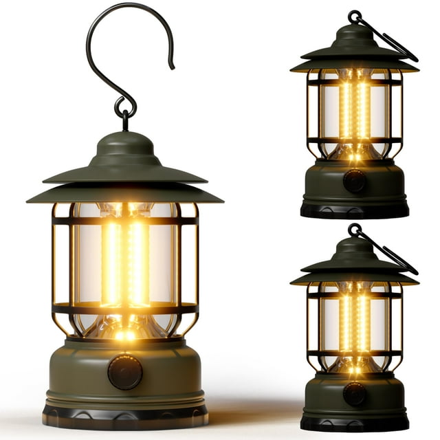 Linterna de Camping KUNDGLA Portátil LED 1500LM Recargable por USB