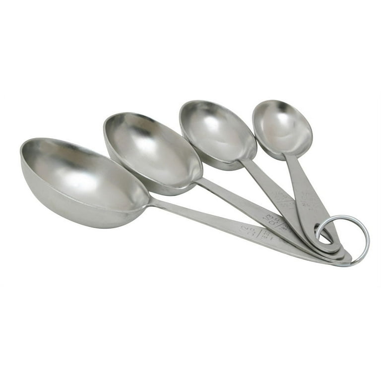 4Pcs 1/8 Cup Measuring Cup, 30ml Scoop, Stainless Steel Measuring Cups,  Coffee Scoops, Measuring Scoops for Canisters Tablespoon Measure Spoon,  Short