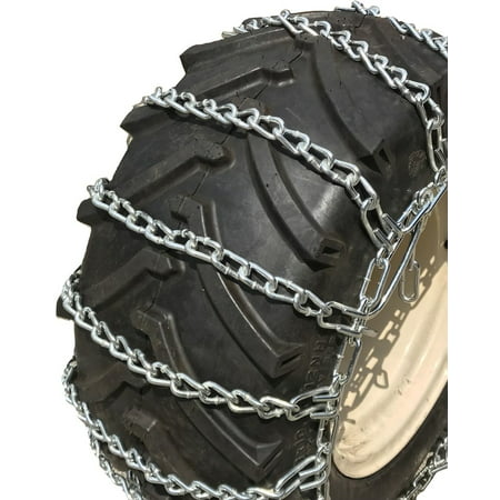 Snow Chains 4.80 x 8, 4.80  8 Heavy Duty Tractor Tire Chains Set of (Best Tire Chains For 35 Inch Tires)