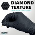 thumbnail image 4 of Guantes desechables Beastek de nitrilo, 8 mil, sin polvo, negros, 50 unidades, 4 of 7