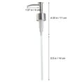 thumbnail image 5 of HERFIER Soap Dispenser Lids Stainless Steel Rust Proof Lotion Dispenser Pump Insert for Bottle 9.43x2.48x1.18in, 5 of 8