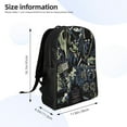 thumbnail image 4 of Beetlejuice Backpack Unisex Bookbag Rucksack Printing Shoulder Bag Back To School Bag Travel Hiking Daypack, 4 of 8