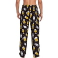 thumbnail image 2 of Bixox Men's Beer In A Bottle Patterned Pajama Pants with Pockets Lounge Clothes for Home, 2 of 5