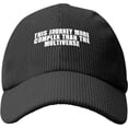 thumbnail image 2 of This Journey More Complex Than The Multiverse Corduroy Baseball Cap Adjustable Women's Men's Trucker Cap for Outdoor, 2 of 9