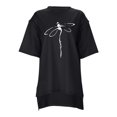 thumbnail image 3 of iTNHFP T-Shirts d'Été pour Femmes T-Shirt Décontracté Imprimé Manches Courtes Col Rond Ample, 3 of 3