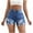 Sky Blue, variant on Xixinqiwan No Boundaries Women's Casual Stretchy Denim Shorts High Waisted Butt Lift Ripped Raw Hem Jeans Shorts Plus Size