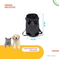 thumbnail image 2 of Bolsa Cangurera Transportadora Poli Pets para Mascota Mediana gris 6.49 pulg, 2 of 6