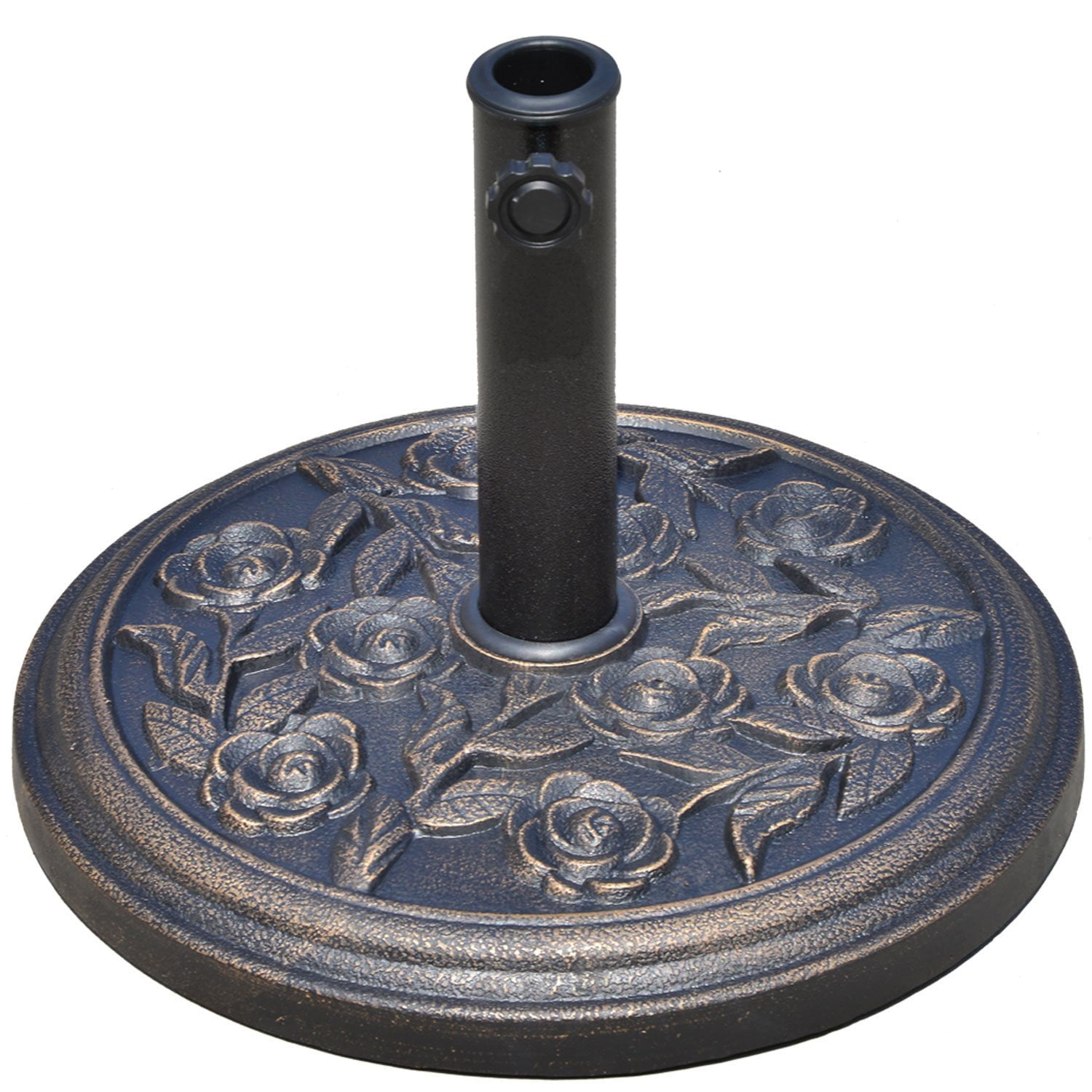Outsunny 21 lbs. Bronze Round Resin Patio Umbrella Base