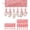 Pink, variant on Foldable Travel Hangers for Cruise Ship Hotel, Portable Cloth Laundry Drying Rack with 6 Clips for Underwear Swimsuit Socks Clothes Saver (3 Pack)
