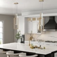 thumbnail image 5 of Aiwen Gold 2 Lights LED Pendant Light Modern Home Decorative Rustic Ceiling Lamp, 5 of 8
