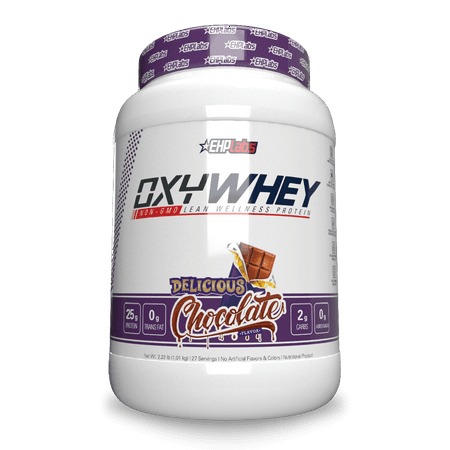 EHPlabs OxyWhey Whey Protein Powder Protein Shake - 25g of Whey Protein Isolate Meal Replacement Shake  Non-GMO  Post Workout Protein Shakes  Isolate Protein Powder - 25 Serves (Delicious Chocolate)