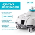 thumbnail image 4 of Intex ZX100 Automatic Pressure Side Swimming Pool Cleaner with Hose, 4 of 11