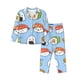 thumbnail image 1 of Balery Kawaii Sushi Conjunto de Pijama con Estampado para Mujer, Conjunto de Dos Piezas con Manga Larga, Ropa de Dormir Suave con Bolsillos, Pijamas Cómodos-Large, 1 of 7
