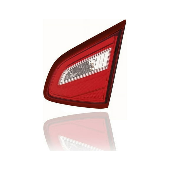 Tail Light Assembly - Compatible/Replacement for '17-18 Nissan Altima Sedan SR - Inner On Trunk Lid, Smoked Dark Red Lens - Right Hand - Passenger - 265409HS1A - CAPA
