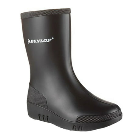 BIG OFFER NEW YEAR SALE 50% OFF Dunlop Childrens Unisex Mini Waterproof Wellington Wellie Boot K100010 Size US 9.5 M | UK 8.5 | EU