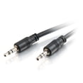 thumbnail image 2 of C2G / Cables To Go 40109 3.5mm Stereo Audio Cable With Low Profile Connectors M/M - In-Wall CMG-Rated (50 Feet), 2 of 8