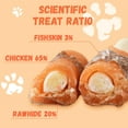 thumbnail image 4 of (5 pack) Pawmate Cod Skin ＆ Hot Dogs Dog Treats, Rich in Omega-3, Supports Skin ＆ Coat Health Treats for All Dogs, 11oz, 4 of 11
