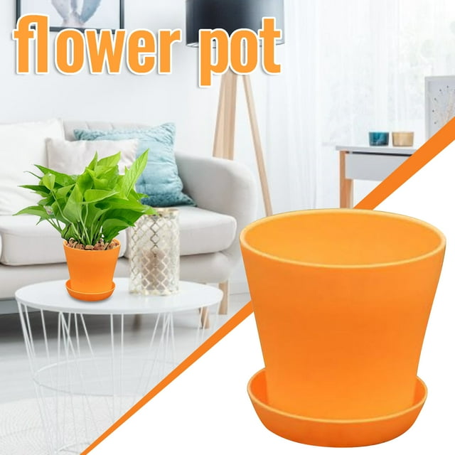3pc Pp Resin Balcony Pots, Open Top Design, Durable Plastic Material, Modern Greenery, for Home Gardens, Outdoor Planters, Weatherproof, Large Capacity, Garden Decor, Patio Planters Hzhnb