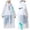 Clear, variant on Big Girls' Rain Ponchos Raincoat Hidden Backpack Riding Rain Suit Long Large Children's School Outerwear Jackets Cute Fashion Size 10-12T