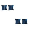 thumbnail image 3 of Justharion 2piece Update Space Sophisticated Sofa Home Decor Zippers Are Smooth dark blue 2Set, 3 of 6