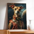 thumbnail image 4 of Hudo Italian Greyhound Dog on Space Poster Art - Italian Greyhound Dog Canvas Wall Art - Boho Wall Art - Dog Pictures, 4 of 5
