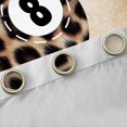 thumbnail image 4 of Erosebridal Leopard Print 8 Ball Playing Card Print Black Out Curtains, Sports Monogram Curtains Pack of 2 (42x63 Each) for Kids Boys and Girls, 4 of 6