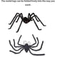thumbnail image 4 of Araña aterradora de Halloween JanHm 200cm 1 pieza negro, 4 of 5