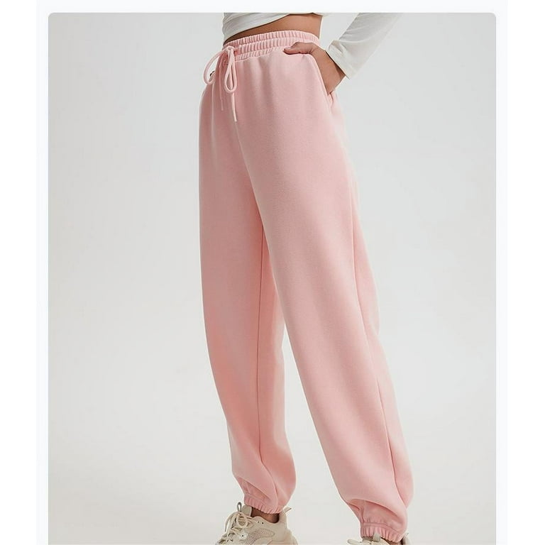 Women Solid Color Pants Adjustable Drawstring Joggers Women Solid Color Pants Adjustable Drawstring Joggers