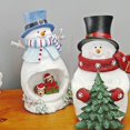 thumbnail image 3 of BallsFHK Christmas Luminous Snowman, Home Ornaments, Christmas Resin Crafts, Home Living Room Desktop Ornaments., 3 of 4