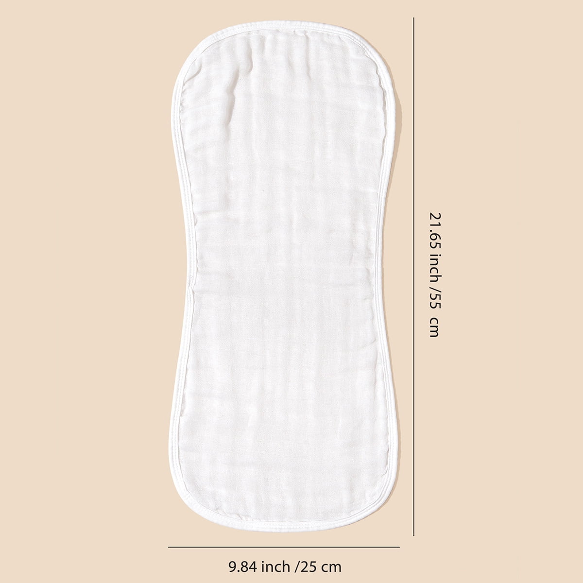 Muslin Baby Burp Cloths Sets for Unisex- 6PCS Large 100% Cotton Burping Clothes for Newborn，Baby Girls and Boys
