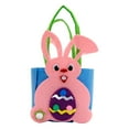 thumbnail image 3 of Bolso de Pascua Bolsa de Pascua Bolsa de Compras Bolsa de Favor de Fiesta Bolsa de Mano Duradera Cubo de Caramelos para Festival de Navidad Niños Niña Estilo A, 3 of 8