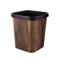 thumbnail image 3 of Contenedor de basura, bote de basura interior, sin tapa, cesto de papel de desecho grande y duradero, contenedor de basura para inodoro, para baños, d , Cuadrado 15L, 3 of 8