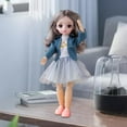 thumbnail image 3 of Muñeca BJD 1/6 perfecl con ojos de animación 3D 12 pulgadas azul, 3 of 6