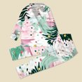 thumbnail image 4 of Dsscvnef Matching Family Outfits Silk Christmas Tree Printing Loose Family Set (Children) Family Christmas Pajama Set Christmas Pajama Pants for Family plus Size, 4 of 9