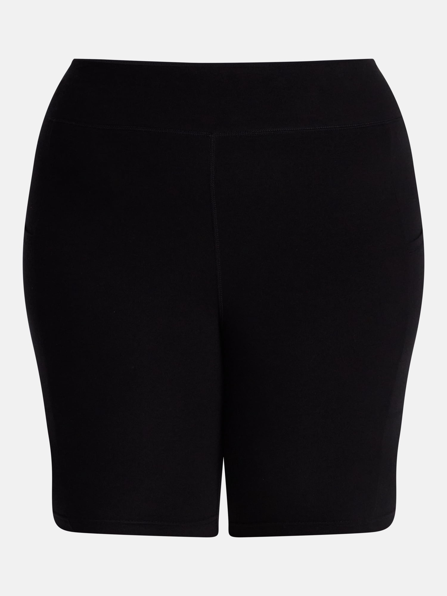 (2 pack) Terra & Sky Women's Plus Bike Short with Pocket, Sizes 0X-5X
