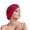 Wine, variant on Seamless Knit Head Wrap Cap, Simple Solid Color Design, Perfect as a Sleep Cap, Wig Liner, or Post-Surgery Head Cover. Hot Pink 1PC