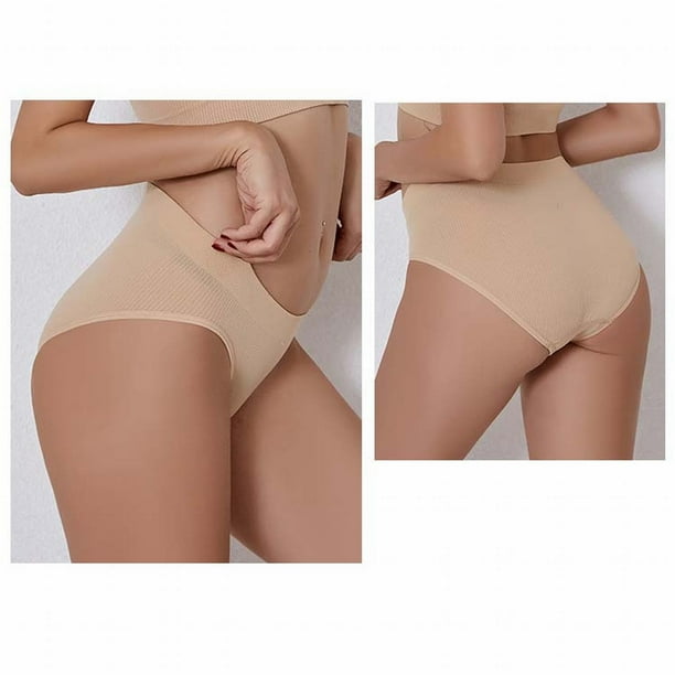 nsendm Female Underpants Adult Hi Cut Panties for Women Women's Panties  Cotton Panties Women's Briefs Briefs Trendy Ribbed Bikini Set plus Size(A,  XL)