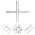thumbnail image 4 of icolorfuled Light Mounting Brackets for Ceiling Lamp Silver Iron Material 2 Sets Practical Crossbar Fixtures, 4 of 6