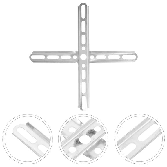 BESTOYARD 2 Sets Ceiling Light Fixtures Iron Silver Modern Minimalist Bracket