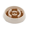 thumbnail image 5 of EveryYay Take it Slow White Slow Feeder Pet Bowl 5.25 Cups, 5 of 9