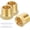 3, variant on 4 Pack Male to FeMale Adapter, 3/8" NTP x 1/4" Female Threaded Brass Hex Bushing Reducer Convert for Air Compressor, Plumbing, Fluid Lines, Refrigeration, Water Treatment